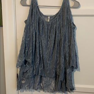 Off the shoulder lace top
